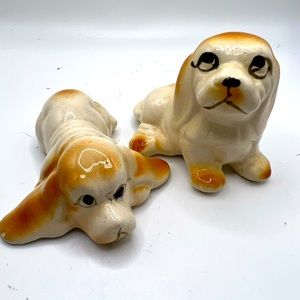 Vintage dog figurines